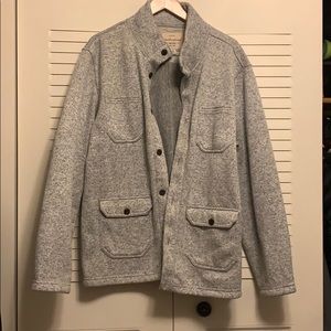 FINAL SALE Men’s Weatherproof Gray cardigan. L.